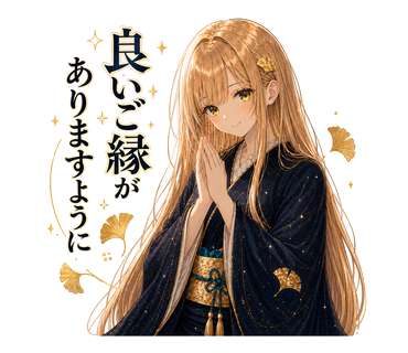 良いご縁がありますようにのLINEスタンプ